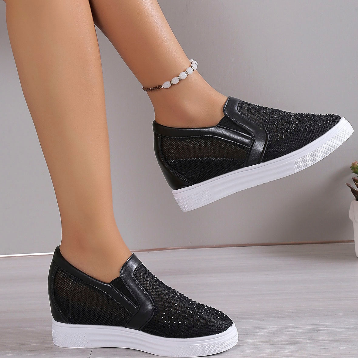 SABRINA -  Modern Sparkle Sneakers