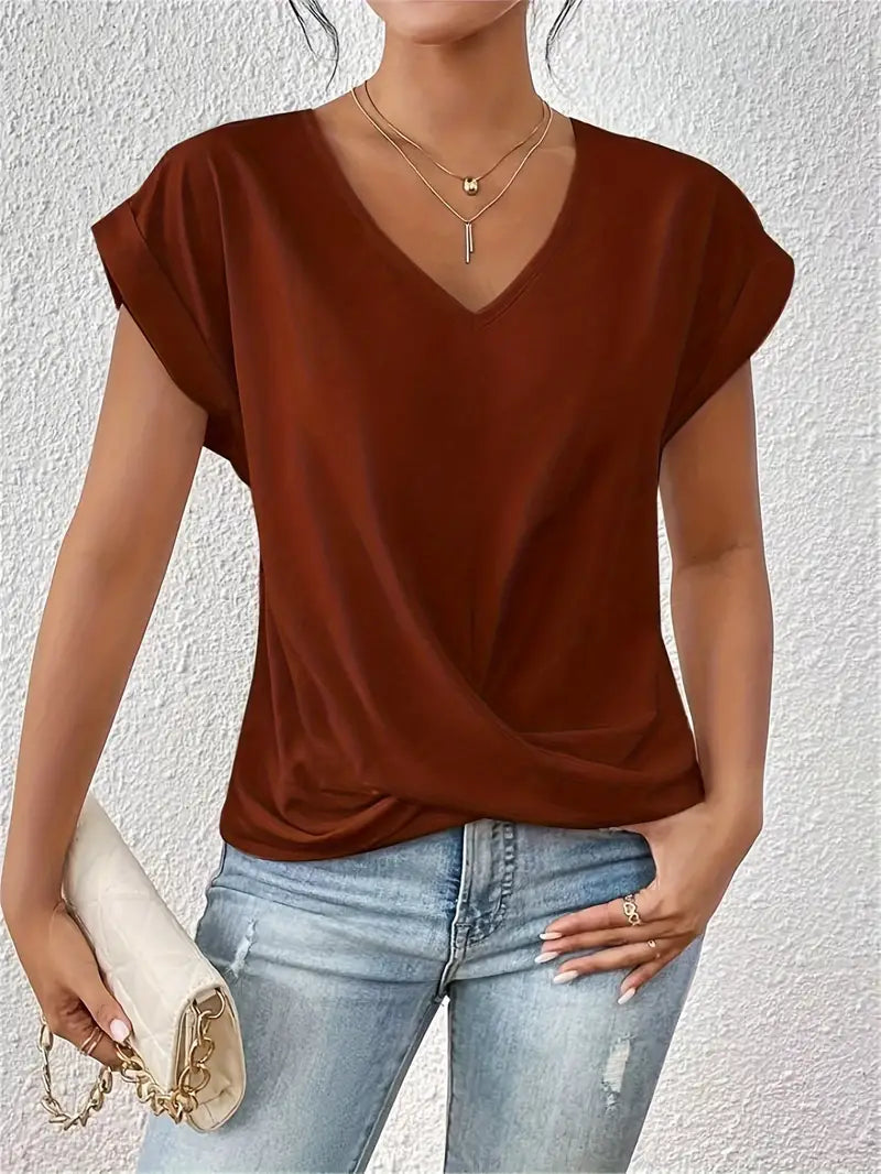 BELLE | The Stylish V-Neck Top
