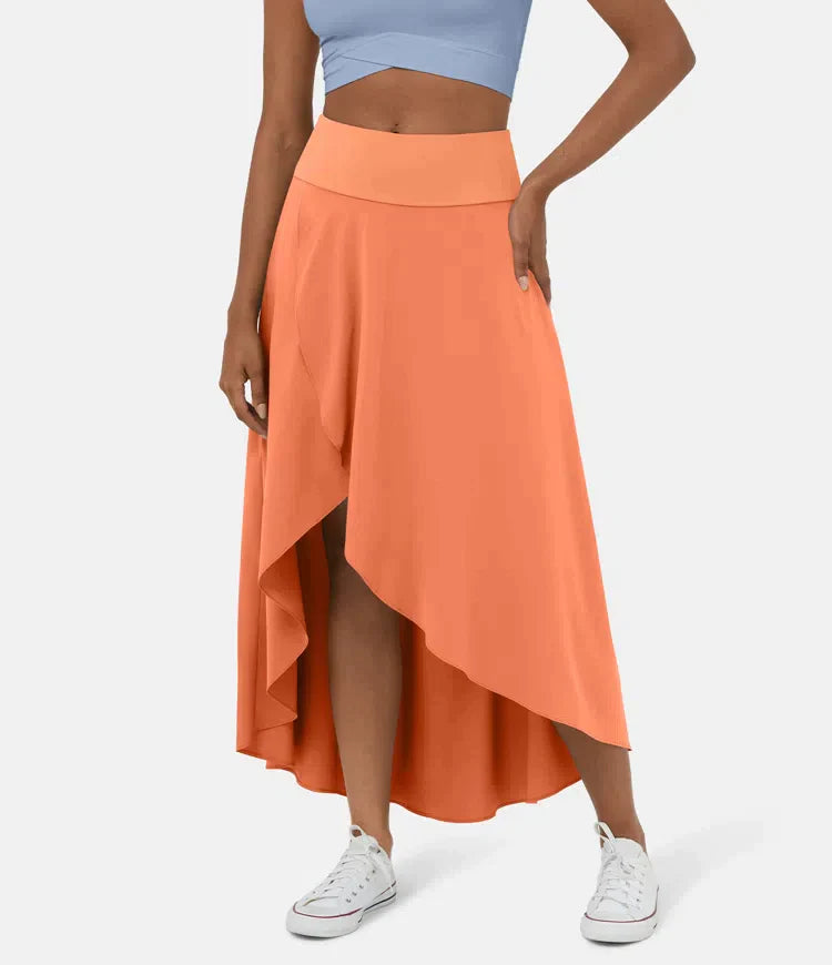 AMELIE - Elegant Asymmetric Midi Skirt