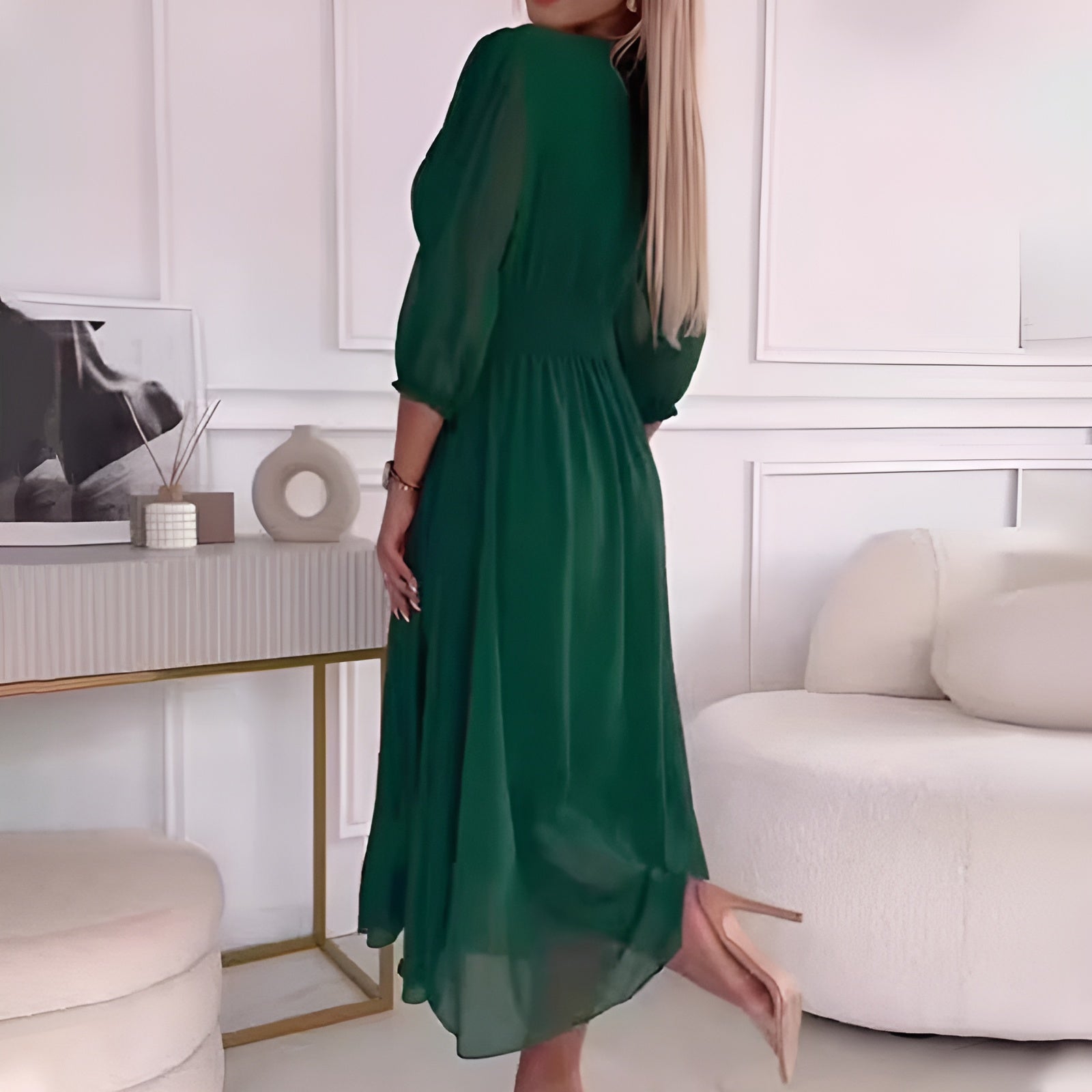 NAOMI - Elegant Chiffon Dress