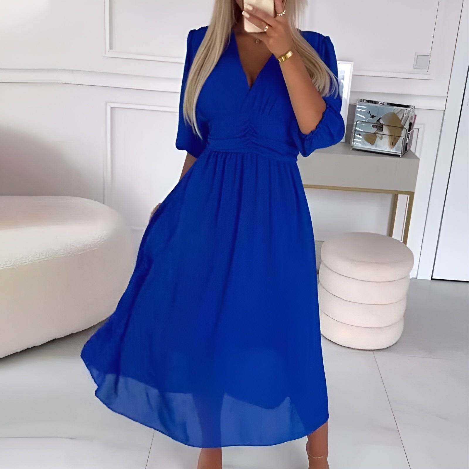 NAOMI - Elegant Chiffon Dress