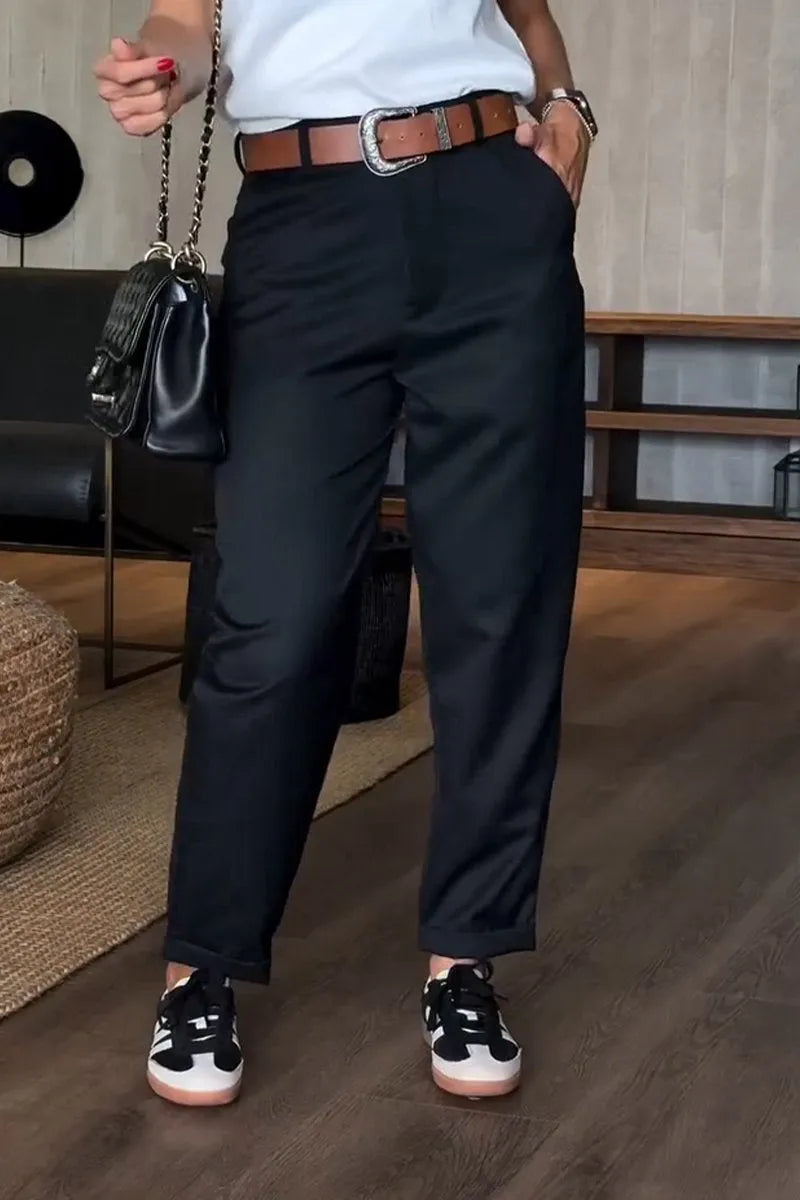 SYLVIA - Tailored Striped Trousers