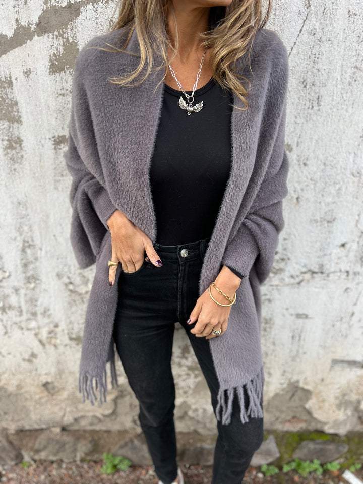 AOIBHE - Elegant Drape Cardigan