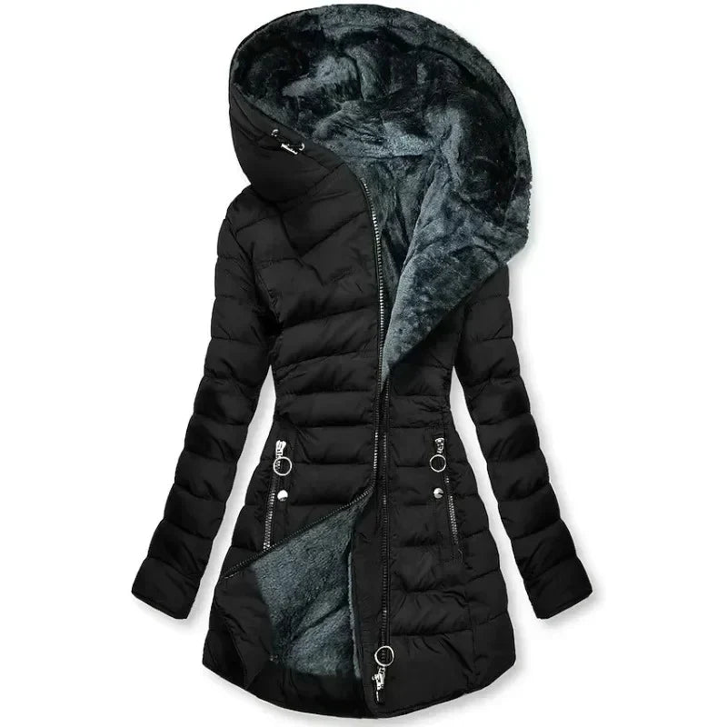 SIENNA – Cozy Fur-Lined Hooded Jacket