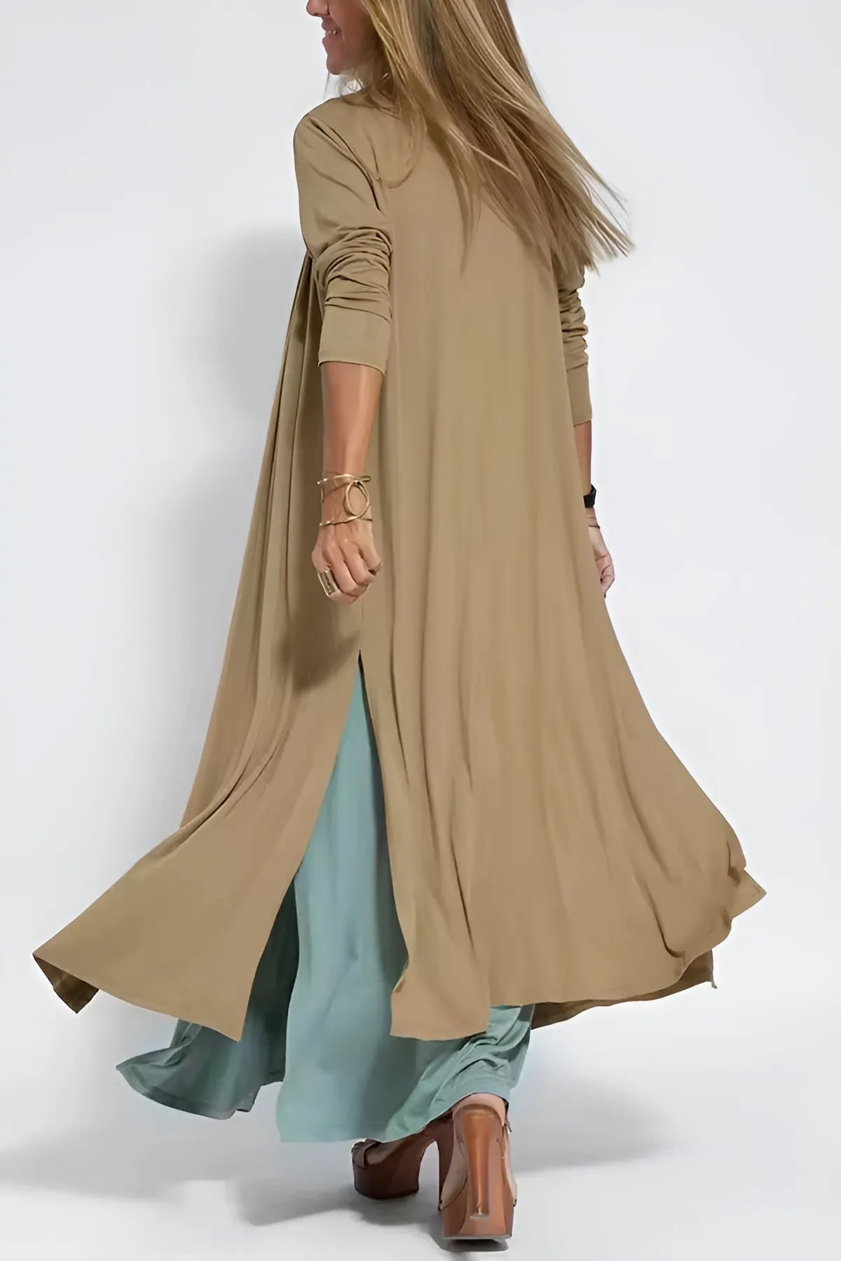 CLARA -Stylish Maxi Dress with Free Cardigan
