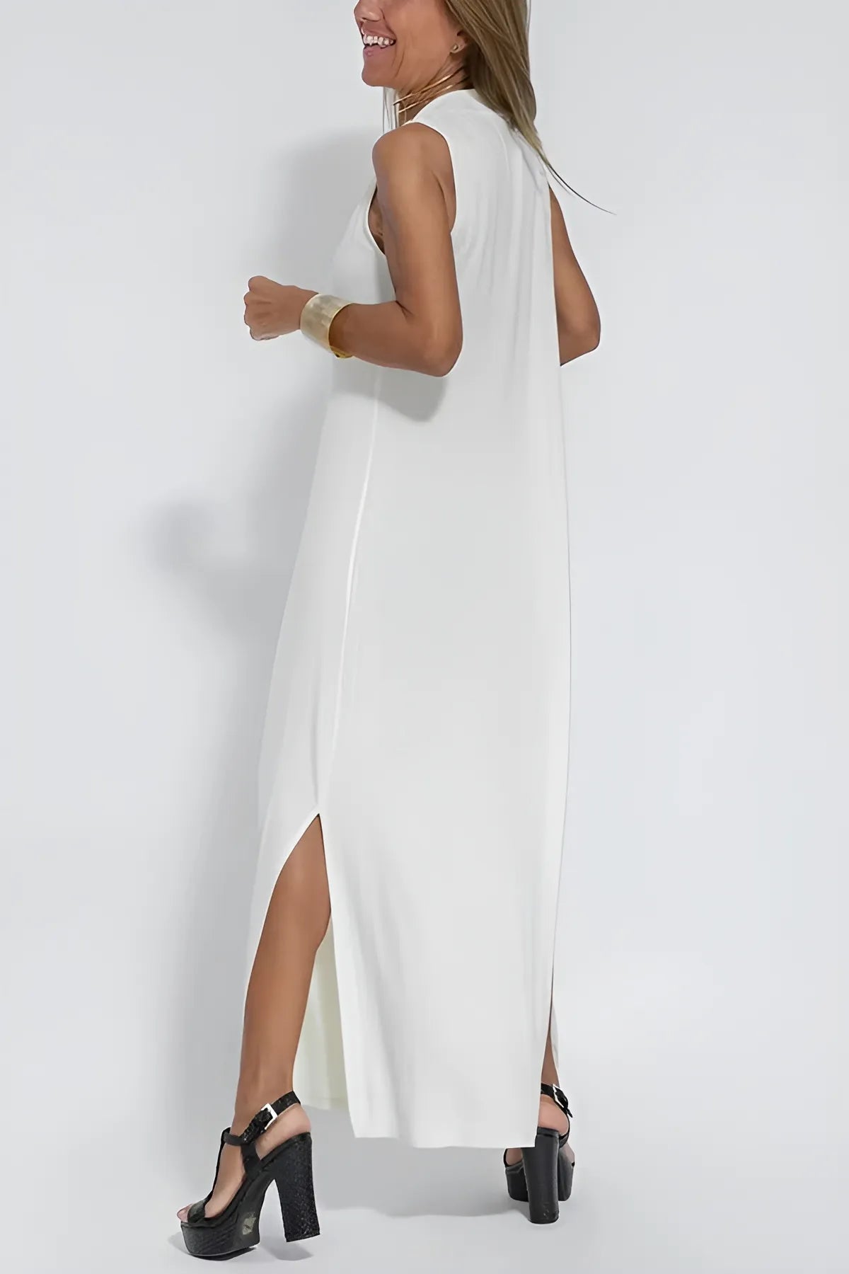 CLARA -Stylish Maxi Dress with Free Cardigan