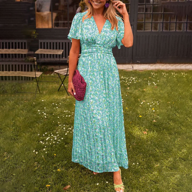 FREYJA – Classic V-Neck Dress