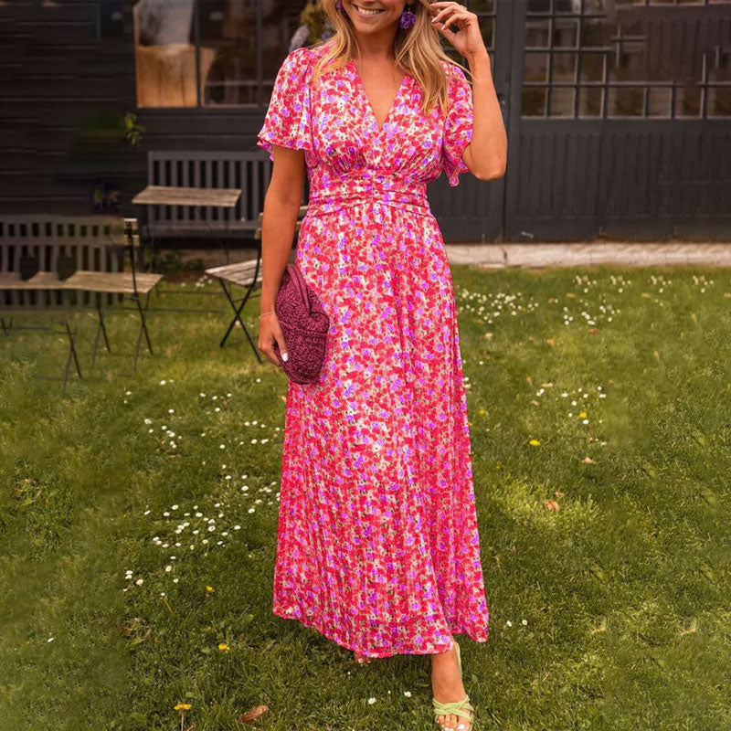 FREYJA – Classic V-Neck Dress