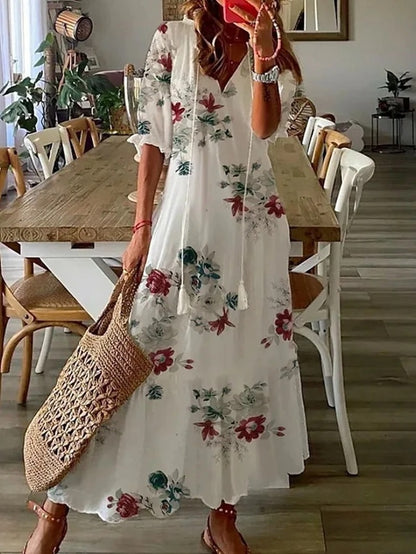 CASSIA - Boho Tummy Coverage Dress
